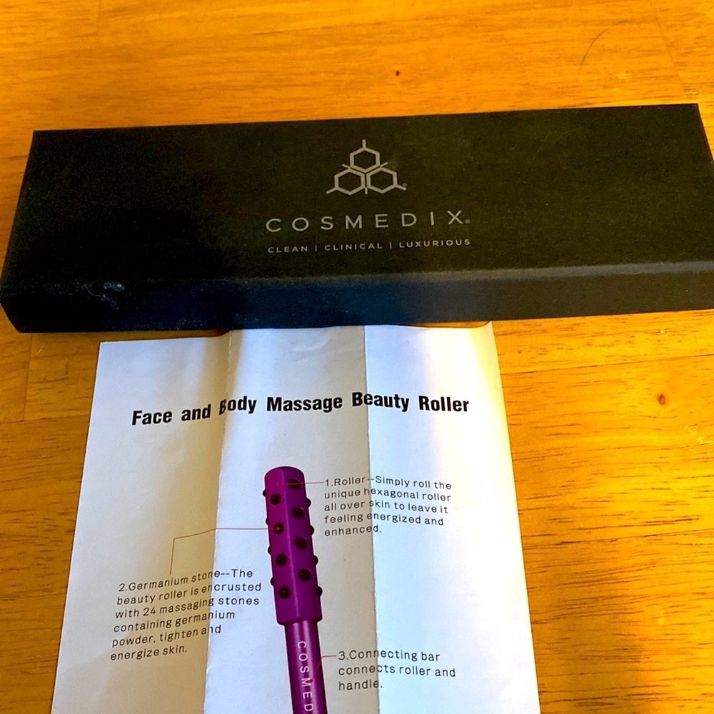 Cosmedix Face And Body Massage Beauty Roller in Purple
